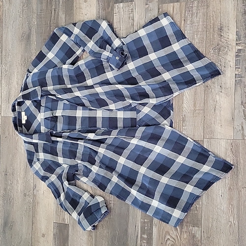 Women's Open Flannel Blouse